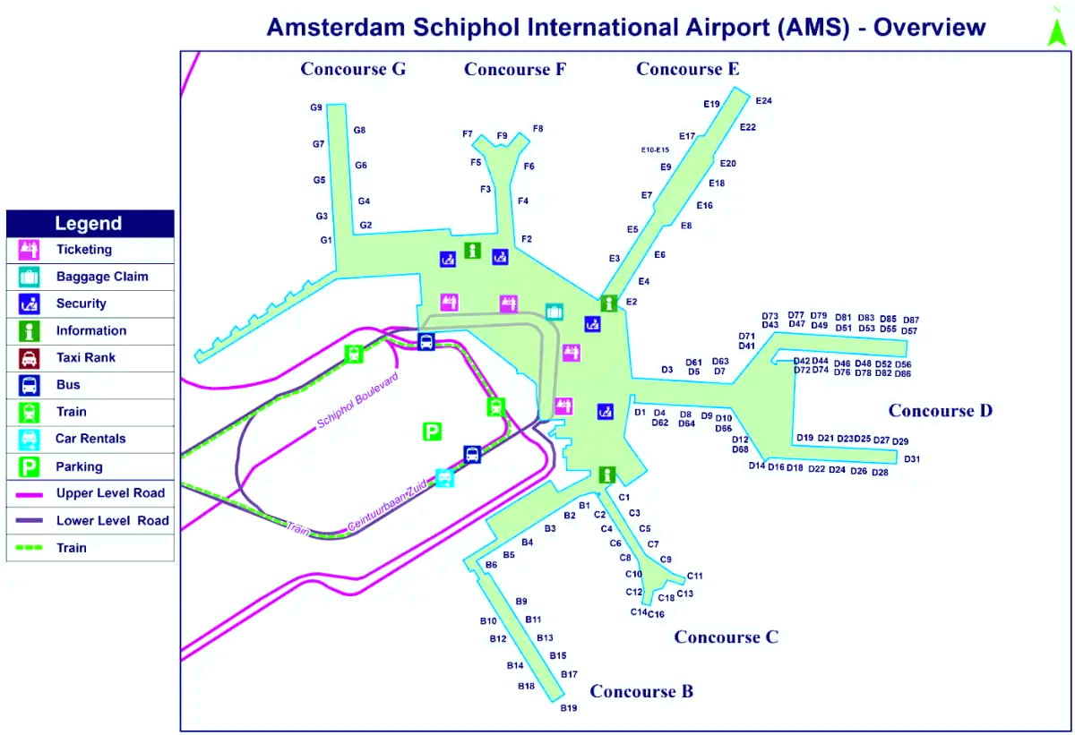 Aéroport d'Amsterdam-Schiphol