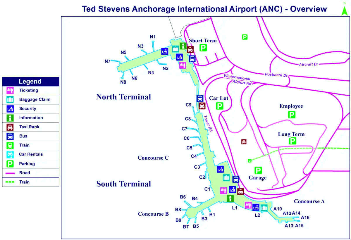 Aéroport international d'Anchorage Ted Stevens