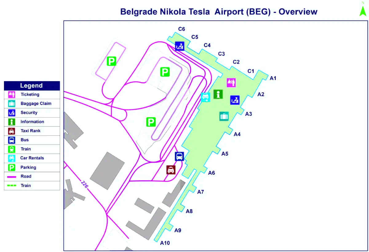 Aéroport Nikola Tesla de Belgrade