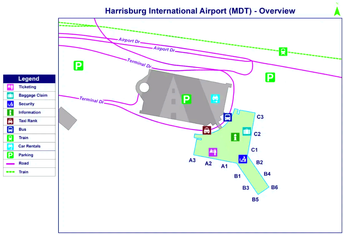 Aéroport international de Harrisburg