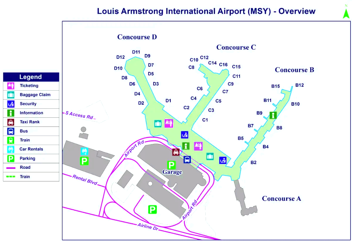 Aéroport international Louis Armstrong de la Nouvelle-Orléans