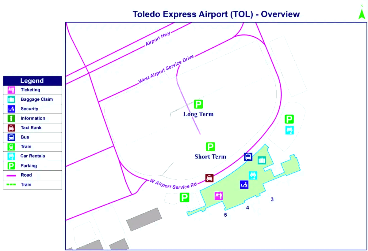 Aéroport de Toledo Express